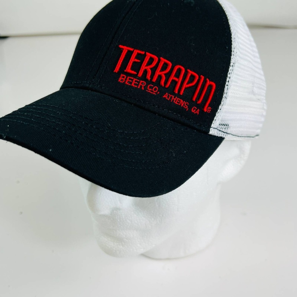 Terrapin Beer Co. Tshep Cap Trucker Hat Black Athens Ga. Embroidered New